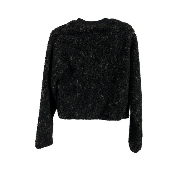 prAna Women's Polar Escape Sweater Sweatshirt Black Size S Pullover Fleece Cozy - Picture 3 of 5